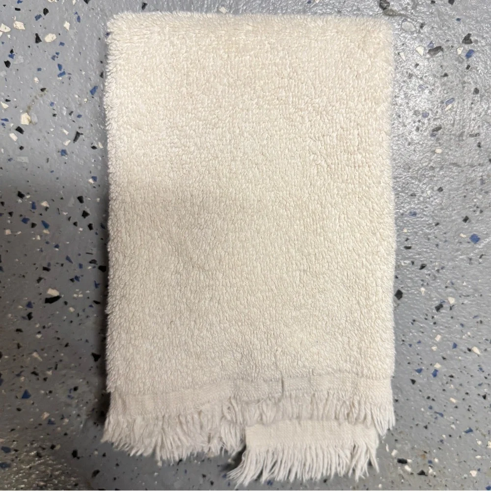 Decorative Hand Towel With Rose Accent